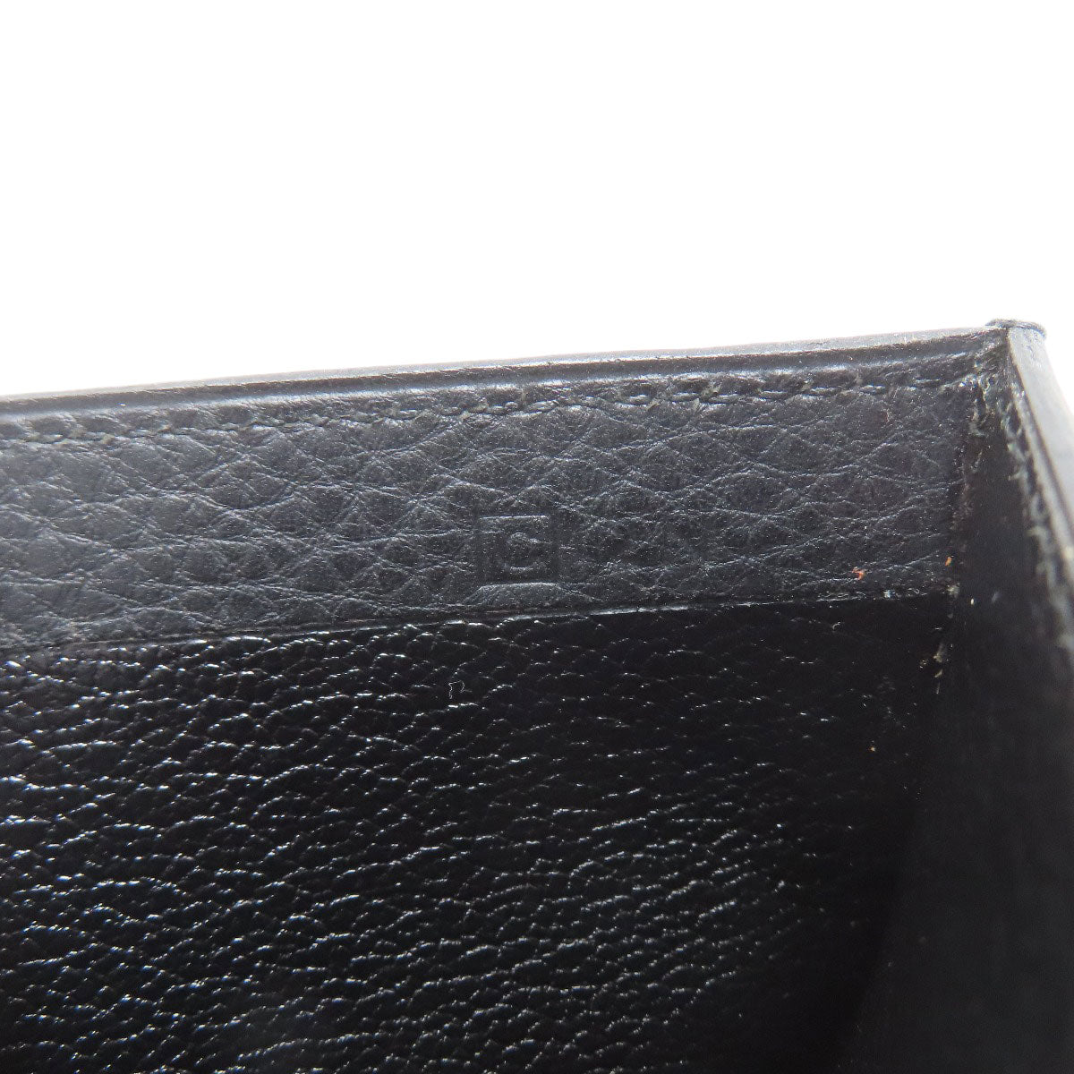 HERMES MC2 Copernicus Bifold Wallet No Coin Pocket Calf Ladies [Used]