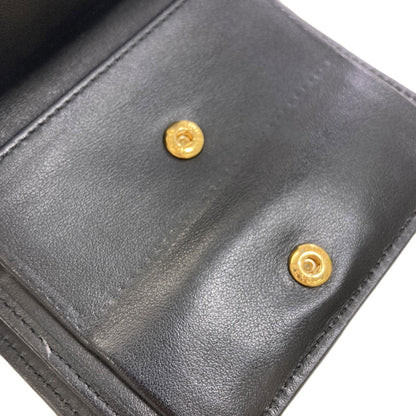 FENDI logo Bifold Wallet with Coin Pocket Leather Ladies [Used]