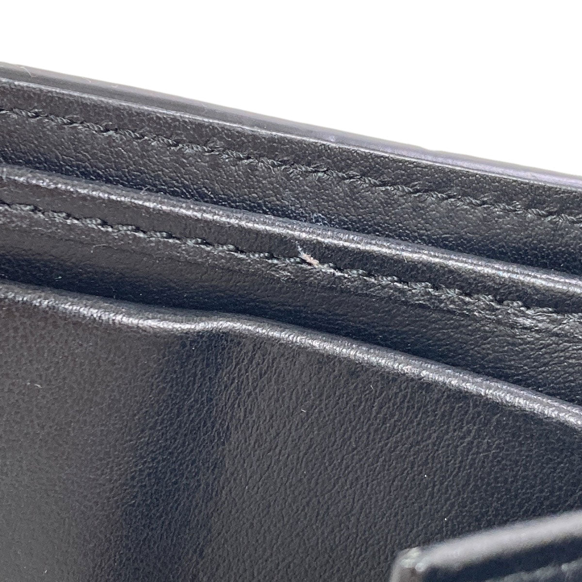 FENDI logo Bifold Wallet with Coin Pocket Leather Ladies [Used]