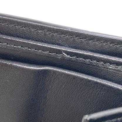 FENDI logo Bifold Wallet with Coin Pocket Leather Ladies [Used]