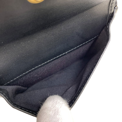 FENDI logo Bifold Wallet with Coin Pocket Leather Ladies [Used]