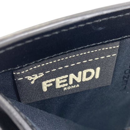 FENDI logo Bifold Wallet with Coin Pocket Leather Ladies [Used]