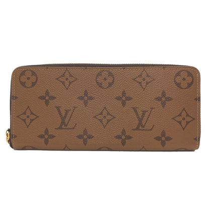 LOUIS VUITTON M82336 Portefeiulle・Clemence Long wallet (with coin pocket) Monogram reverse Ladies [Used]