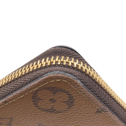 LOUIS VUITTON M82336 Portefeiulle・Clemence Long wallet (with coin pocket) Monogram reverse Ladies [Used]