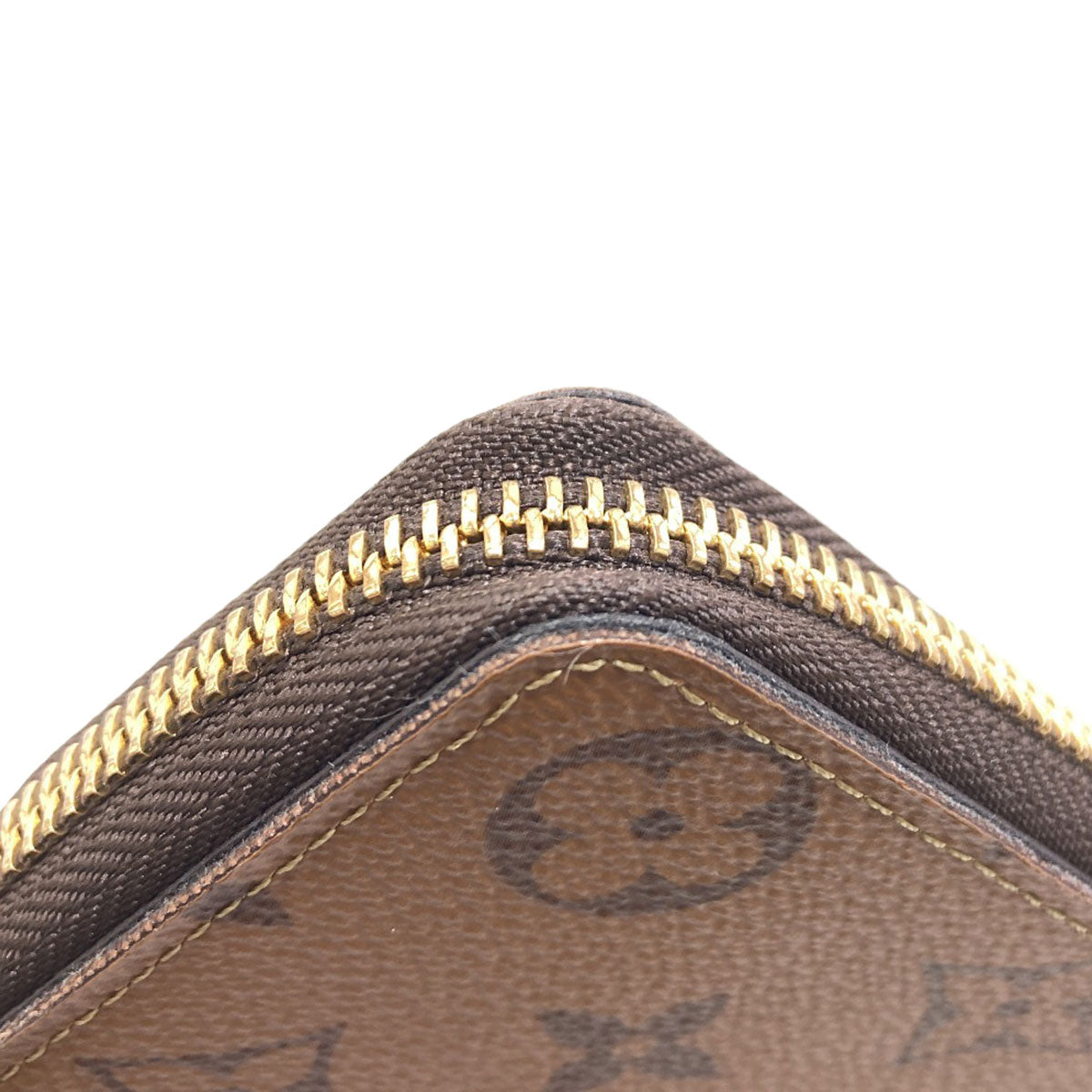 LOUIS VUITTON M82336 Portefeiulle・Clemence Long wallet (with coin pocket) Monogram reverse Ladies [Used]