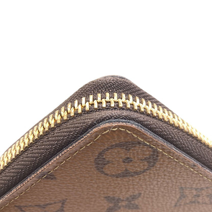 LOUIS VUITTON M82336 Portefeiulle・Clemence Long wallet (with coin pocket) Monogram reverse Ladies [Used]
