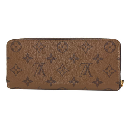 LOUIS VUITTON M82336 Portefeiulle・Clemence Long wallet (with coin pocket) Monogram reverse Ladies [Used]