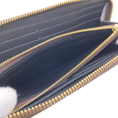 LOUIS VUITTON M82336 Portefeiulle・Clemence Long wallet (with coin pocket) Monogram reverse Ladies [Used]