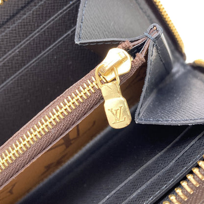 LOUIS VUITTON M82336 Portefeiulle・Clemence Long wallet (with coin pocket) Monogram reverse Ladies [Used]