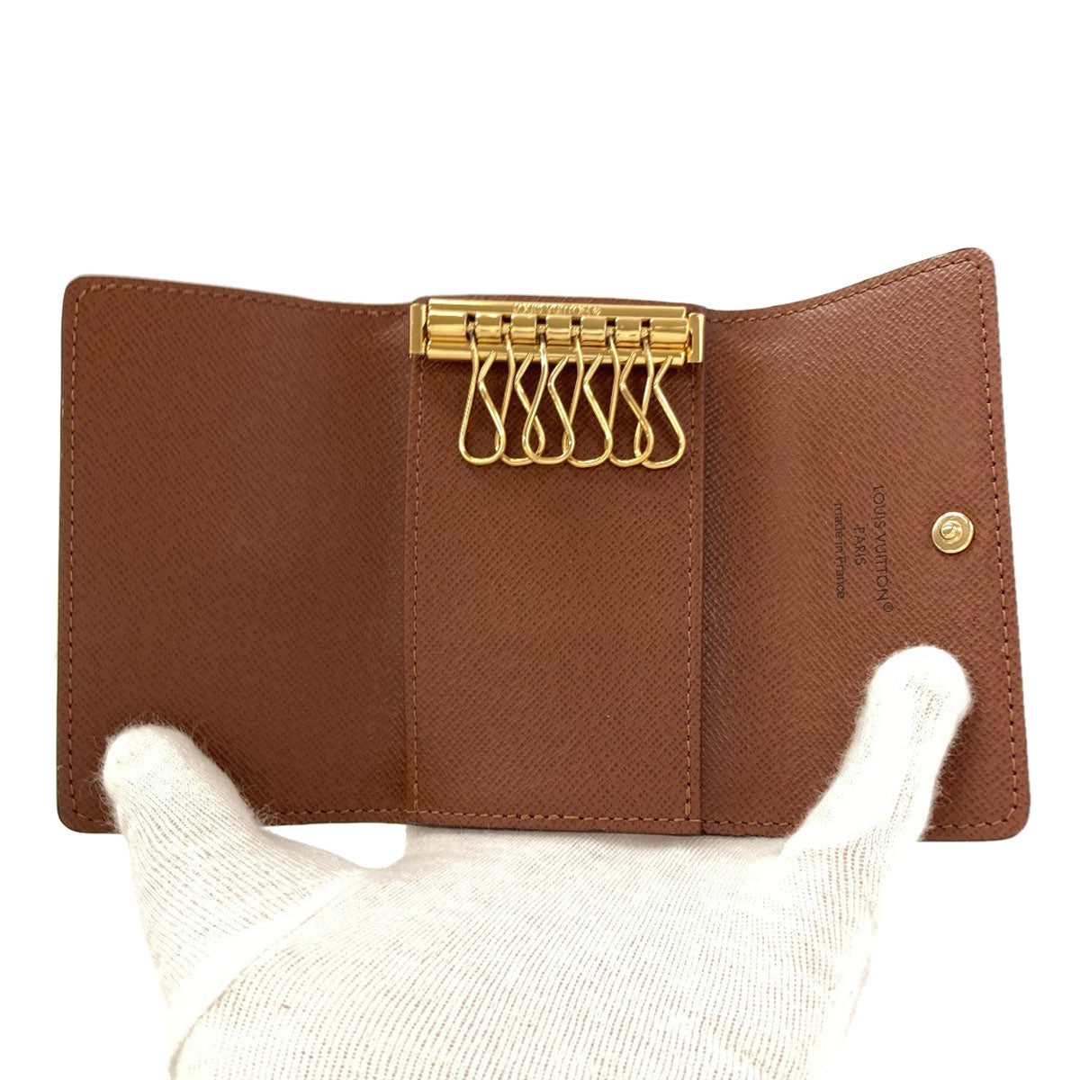 LOUIS VUITTON M62630 Multicles6 key holder Monogram canvas Ladies [Used]