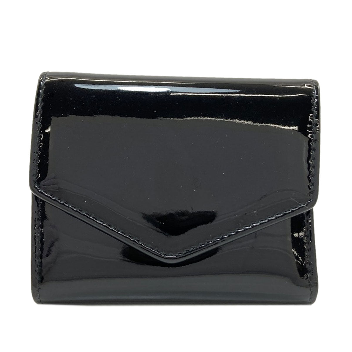 MaisonMargiela logo Bifold Wallet with Coin Pocket Enamel Ladies [Used]