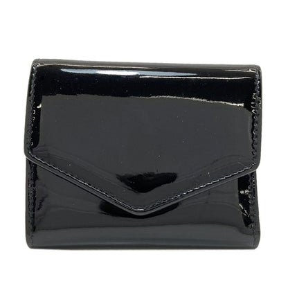 MaisonMargiela logo Bifold Wallet with Coin Pocket Enamel Ladies [Used]