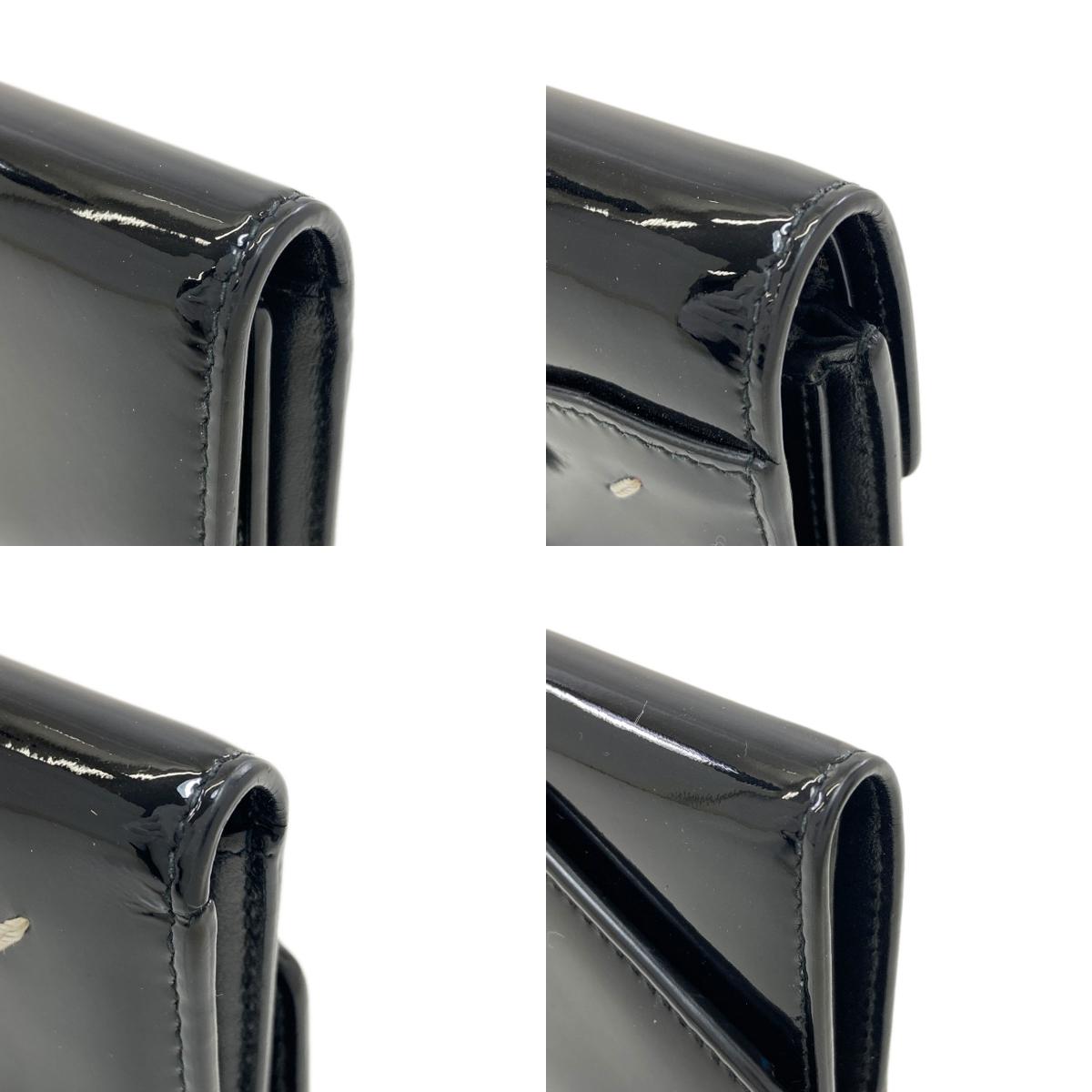 MaisonMargiela logo Bifold Wallet with Coin Pocket Enamel Ladies [Used]
