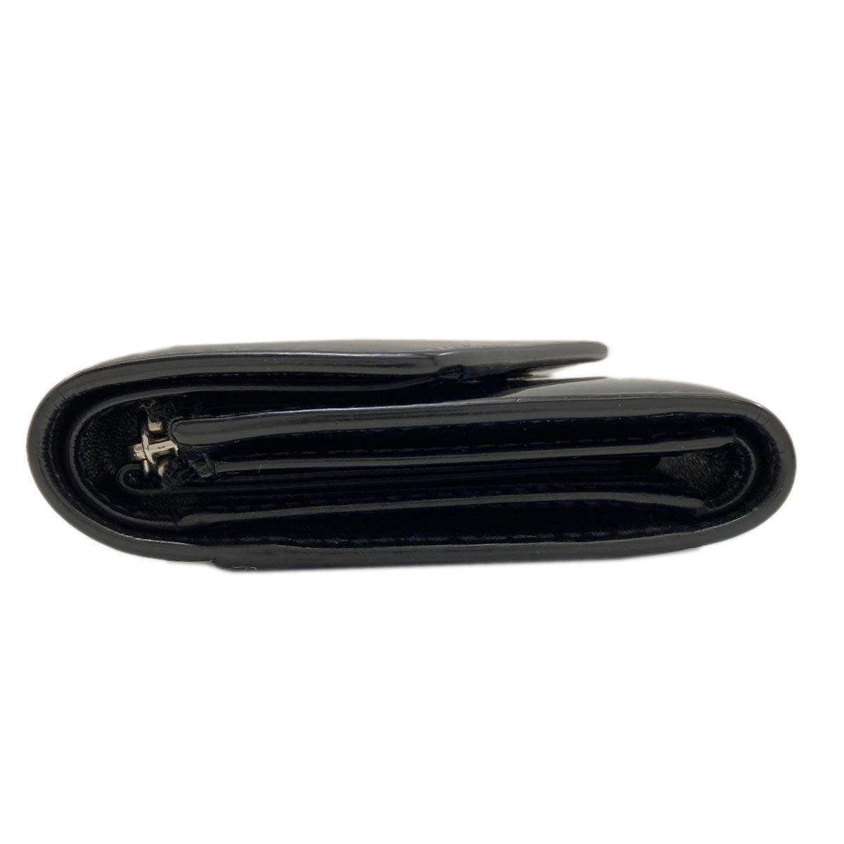 MaisonMargiela logo Bifold Wallet with Coin Pocket Enamel Ladies [Used]