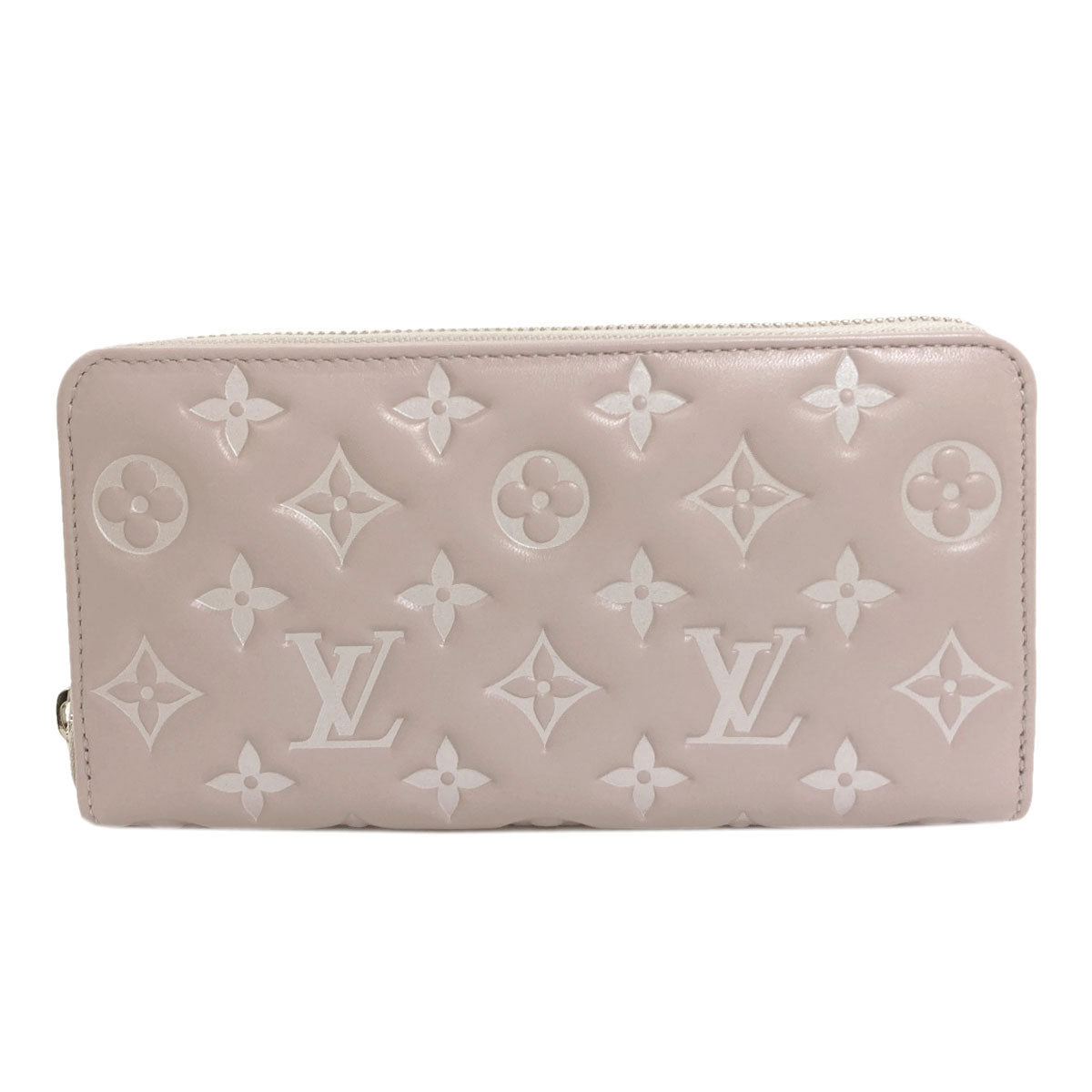 LOUIS VUITTON M13700 Zippy Wallet Bloom Long wallet (with coin pocket) Lamb leather Ladies [Used]