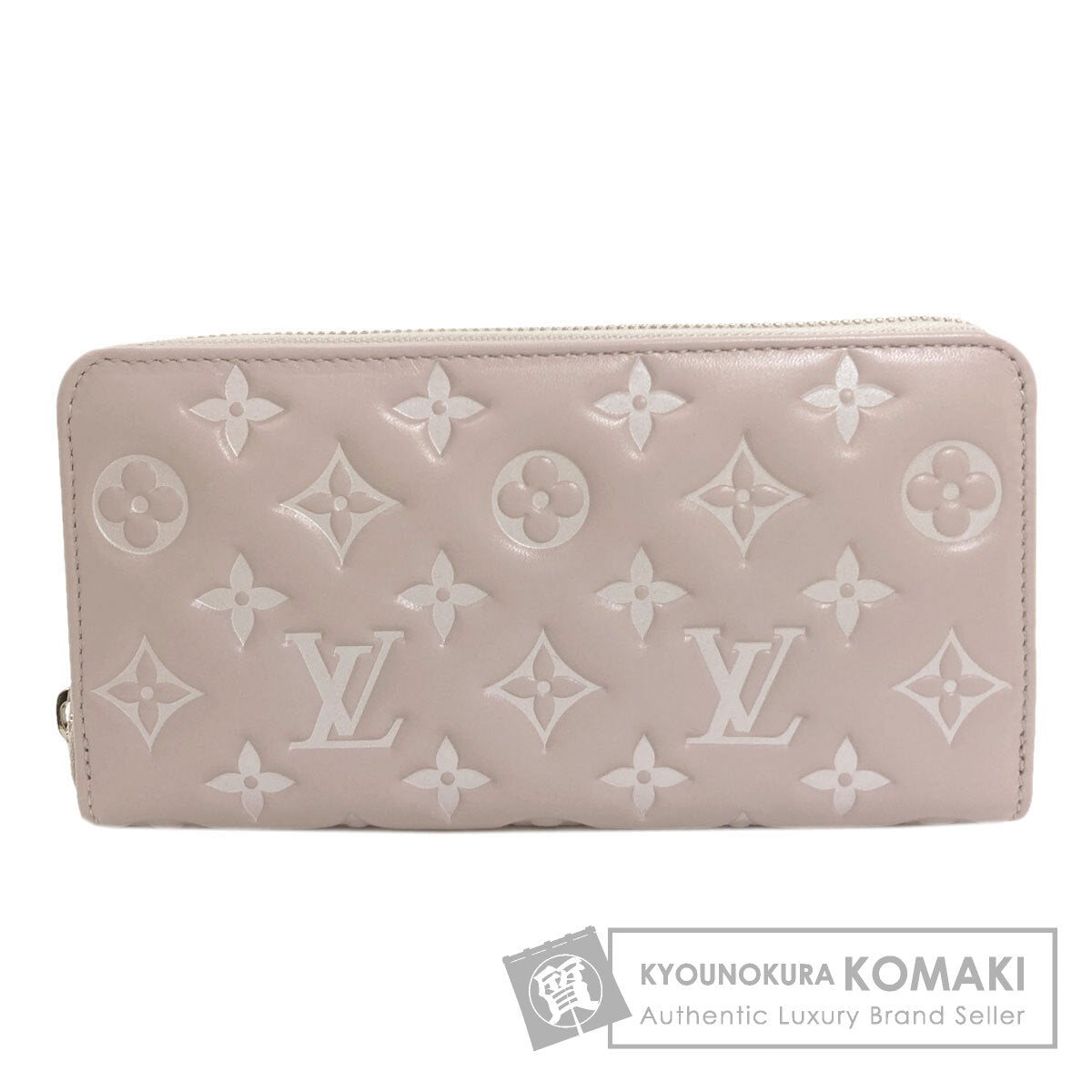 LOUIS VUITTON M13700 Zippy Wallet Bloom Long wallet (with coin pocket) Lamb leather Ladies [Used]