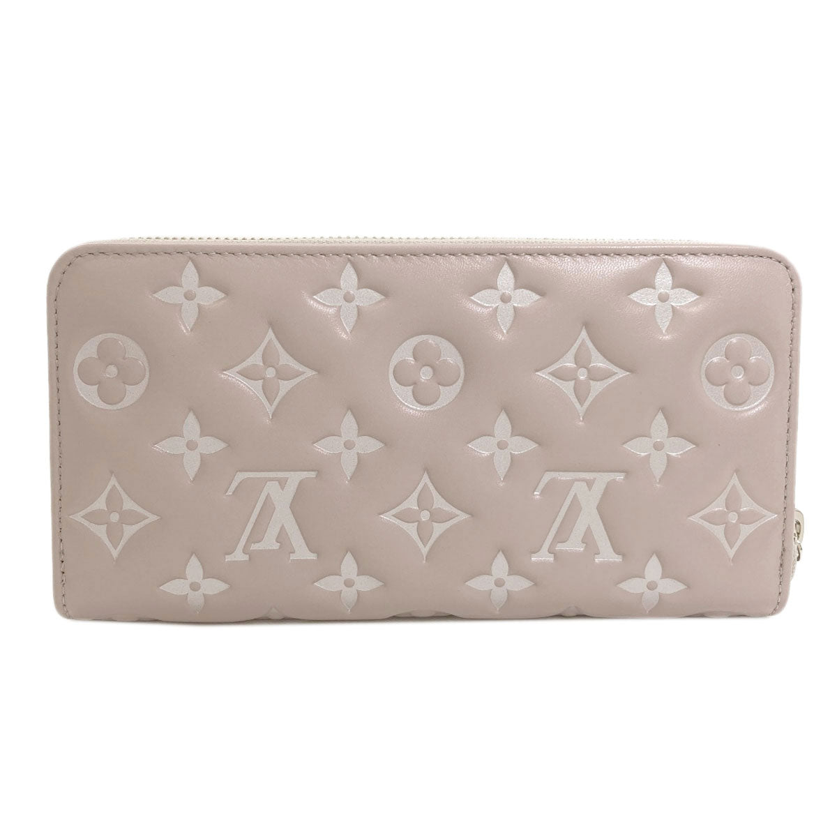 LOUIS VUITTON M13700 Zippy Wallet Bloom Long wallet (with coin pocket) Lamb leather Ladies [Used]