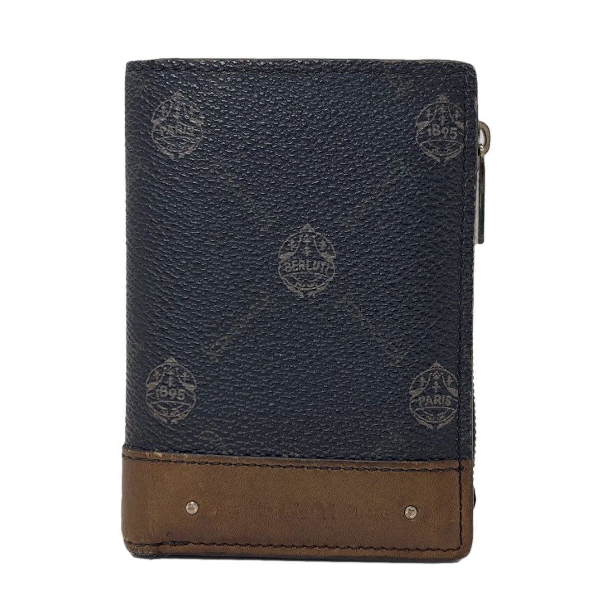 Berluti logo Bifold Wallet with Coin Pocket Leather mens [Used]