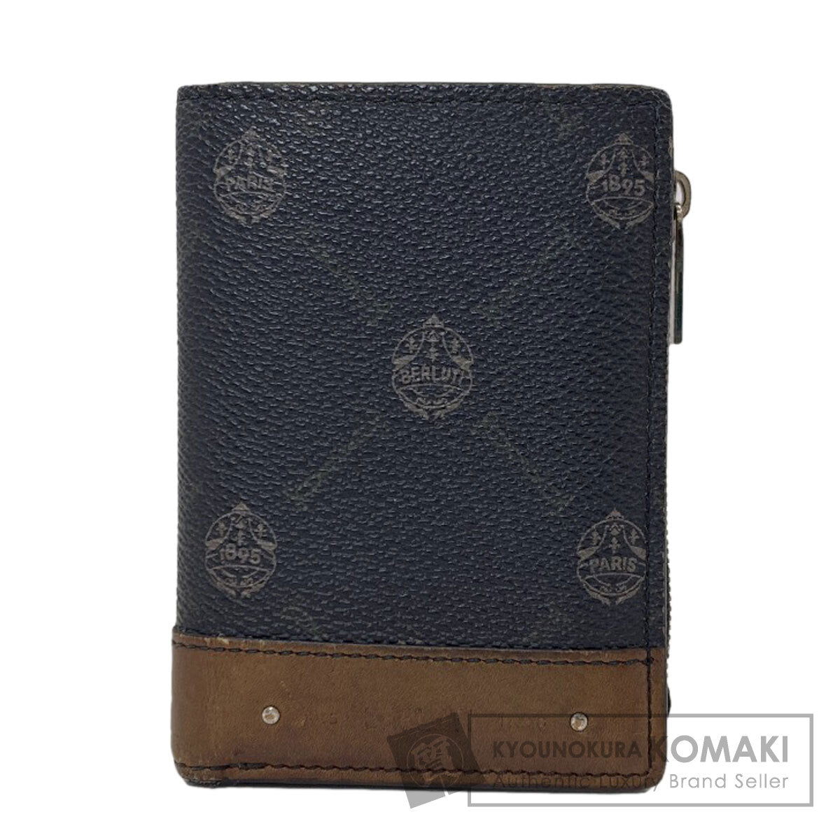 Berluti logo Bifold Wallet with Coin Pocket Leather mens [Used]