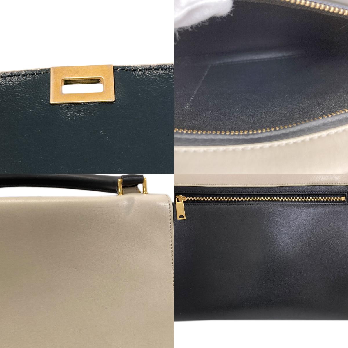 CELINE Trapeze Medium 2WAY Handbag Calf Ladies [Used]