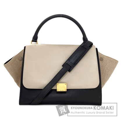 CELINE Trapeze Medium 2WAY Handbag Calf Ladies [Used]