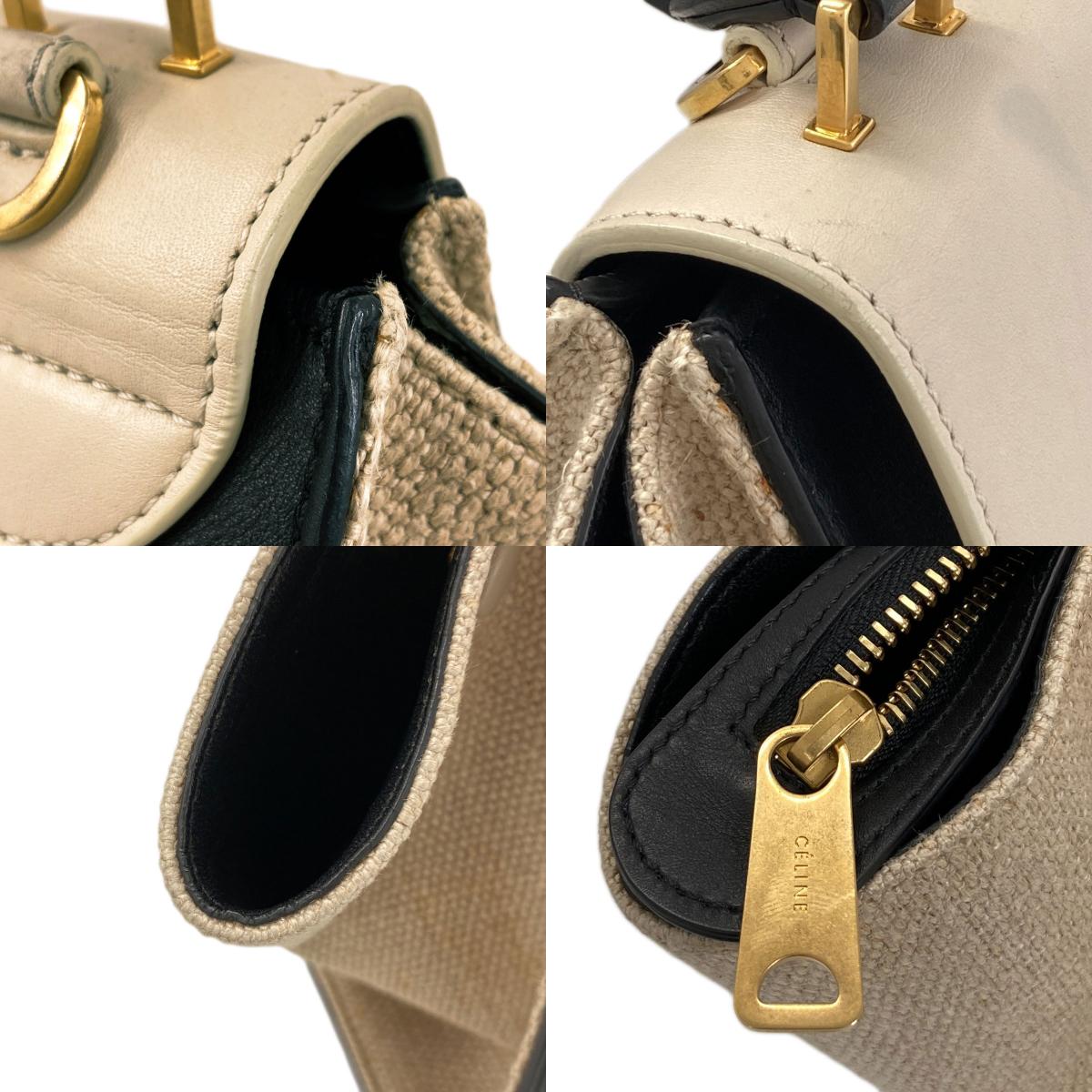 CELINE Trapeze Medium 2WAY Handbag Calf Ladies [Used]