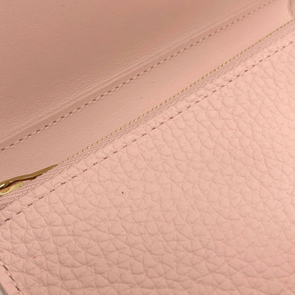 LOUIS VUITTON M82361 Portefeiulle ・ Capsines compact Bifold Wallet with Coin Pocket Taurillon ClemenceLeather Ladies [Used]