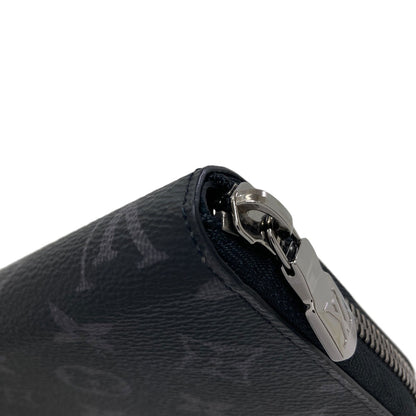 LOUIS VUITTON M11611 Zippy Horizontal Long wallet (with coin pocket) Monogram Eclipse mens [Used]