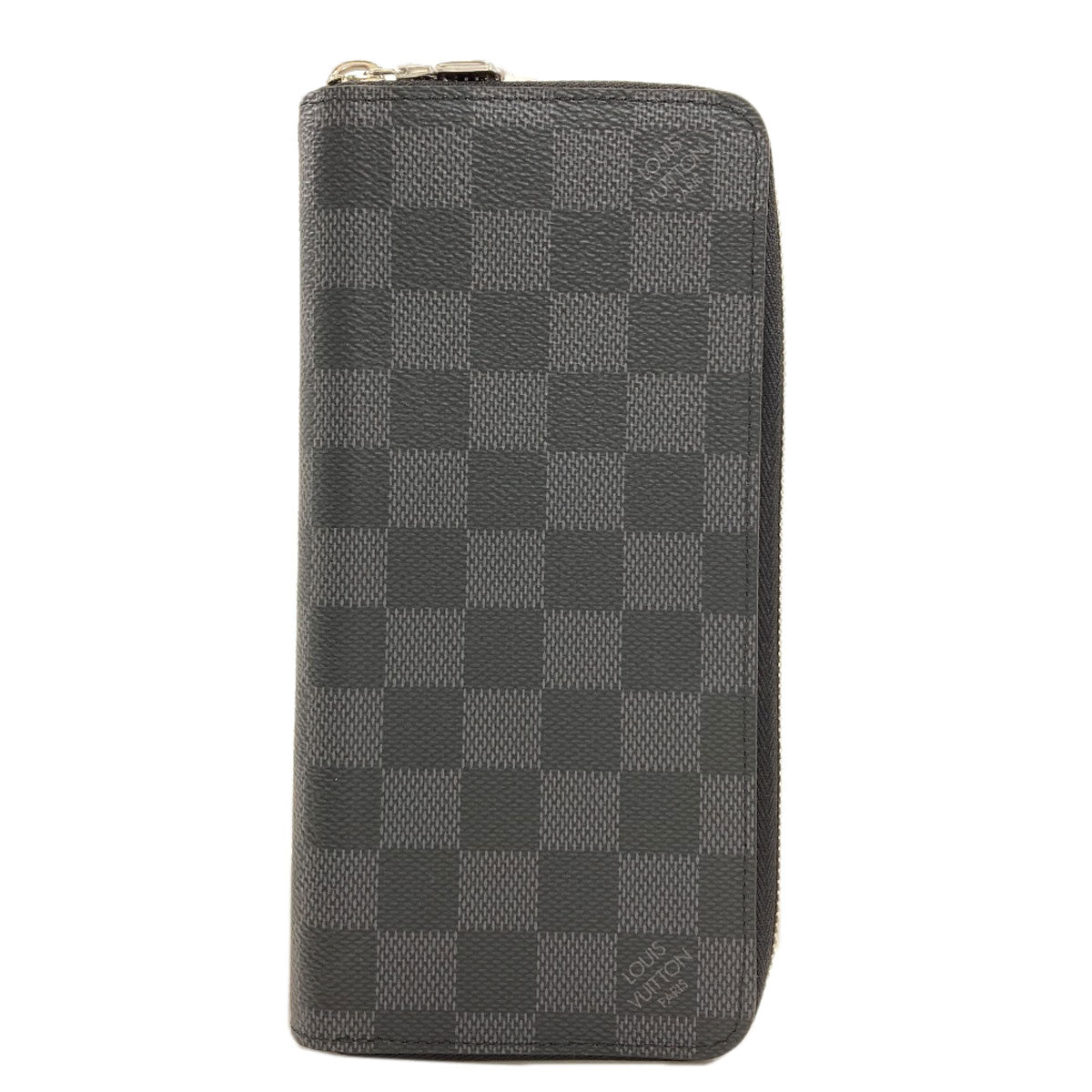 LOUIS VUITTON N63095 Zippy wallet Vertical Long wallet (with coin pocket) Damier canvas mens [Used]