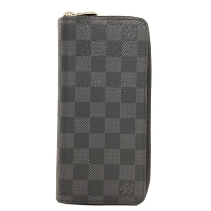 LOUIS VUITTON N63095 Zippy wallet Vertical Long wallet (with coin pocket) Damier canvas mens [Used]