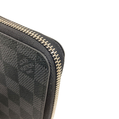 LOUIS VUITTON N63095 Zippy wallet Vertical Long wallet (with coin pocket) Damier canvas mens [Used]