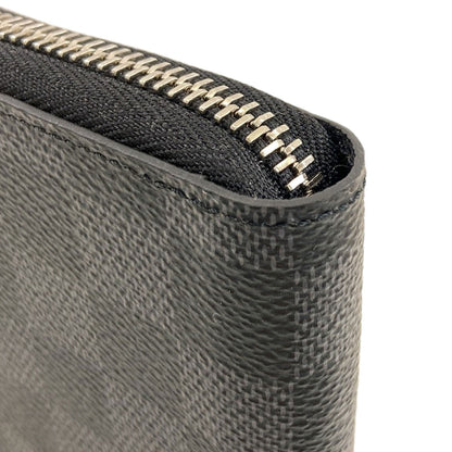 LOUIS VUITTON N63095 Zippy wallet Vertical Long wallet (with coin pocket) Damier canvas mens [Used]