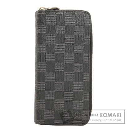LOUIS VUITTON N63095 Zippy wallet Vertical Long wallet (with coin pocket) Damier canvas mens [Used]