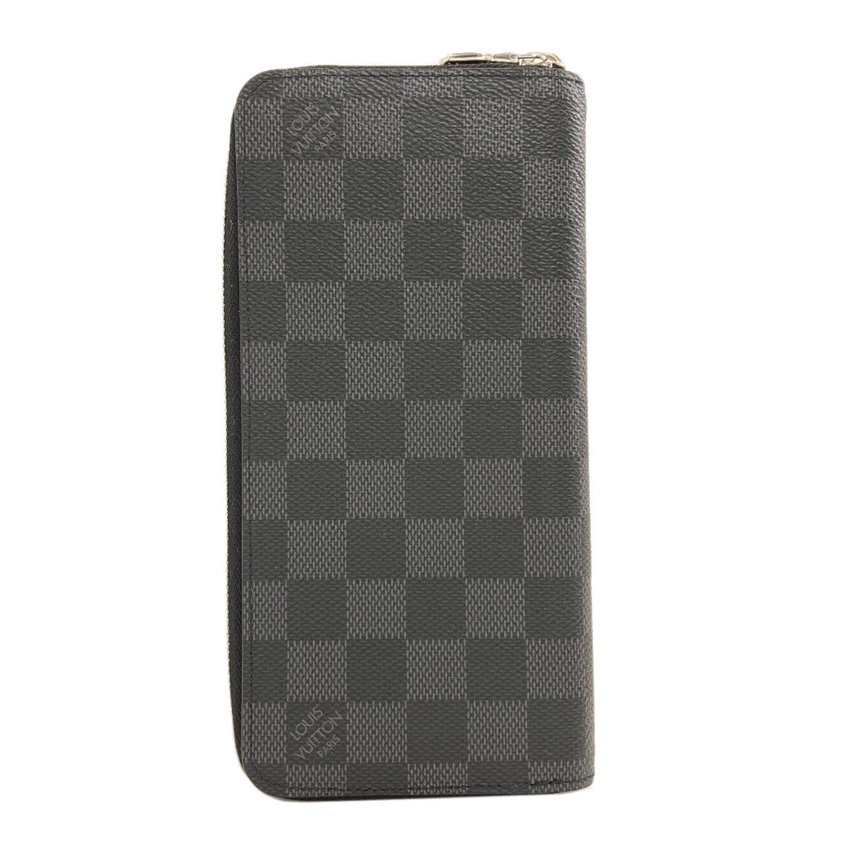 LOUIS VUITTON N63095 Zippy wallet Vertical Long wallet (with coin pocket) Damier canvas mens [Used]