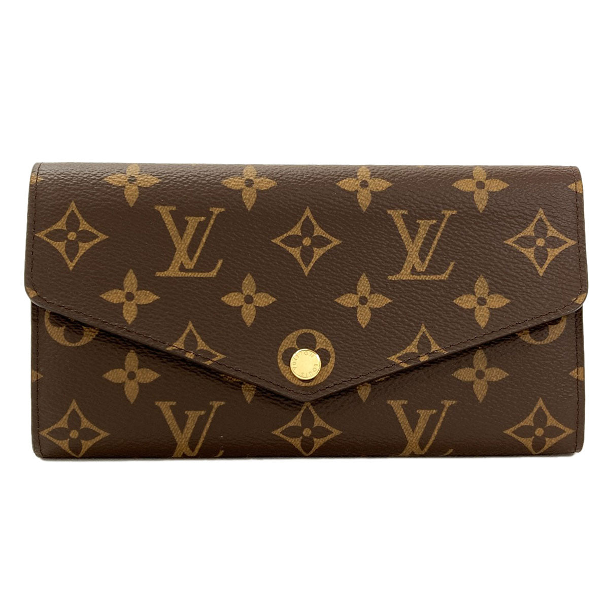 LOUIS VUITTON M62234 Portefeiulle Â· Sarah Long wallet (with coin pocket) Monogram canvas Ladies [Used]