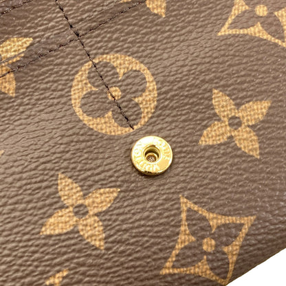 LOUIS VUITTON M62234 Portefeiulle Â· Sarah Long wallet (with coin pocket) Monogram canvas Ladies [Used]