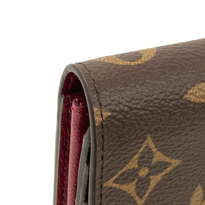 LOUIS VUITTON M62234 Portefeiulle Â· Sarah Long wallet (with coin pocket) Monogram canvas Ladies [Used]