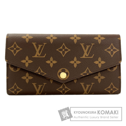 LOUIS VUITTON M62234 Portefeiulle Â· Sarah Long wallet (with coin pocket) Monogram canvas Ladies [Used]
