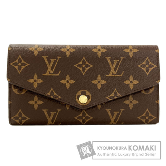 LOUIS VUITTON M62234 Portefeiulle Â· Sarah Long wallet (with coin pocket) Monogram canvas Ladies [Used]