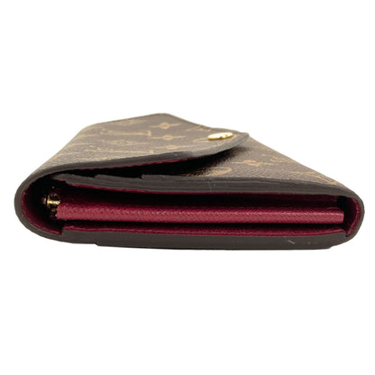 LOUIS VUITTON M62234 Portefeiulle Â· Sarah Long wallet (with coin pocket) Monogram canvas Ladies [Used]