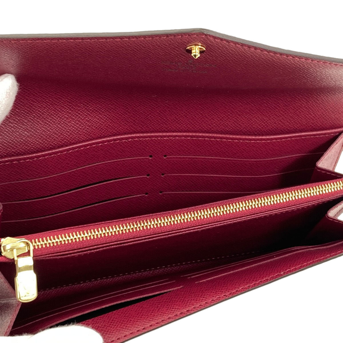 LOUIS VUITTON M62234 Portefeiulle Â· Sarah Long wallet (with coin pocket) Monogram canvas Ladies [Used]