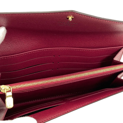 LOUIS VUITTON M62234 Portefeiulle Â· Sarah Long wallet (with coin pocket) Monogram canvas Ladies [Used]