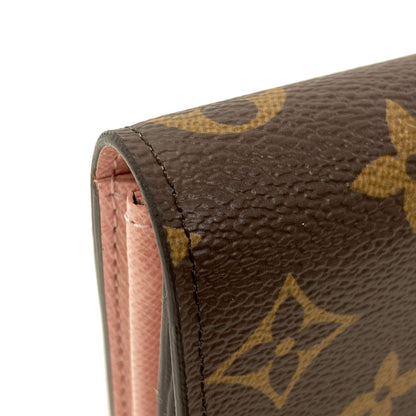 LOUIS VUITTON M62235 Portefeiulle Â· Sarah Long wallet (with coin pocket) Monogram canvas Ladies [Used]