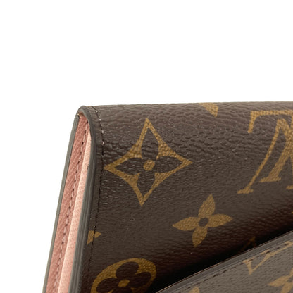 LOUIS VUITTON M62235 Portefeiulle Â· Sarah Long wallet (with coin pocket) Monogram canvas Ladies [Used]