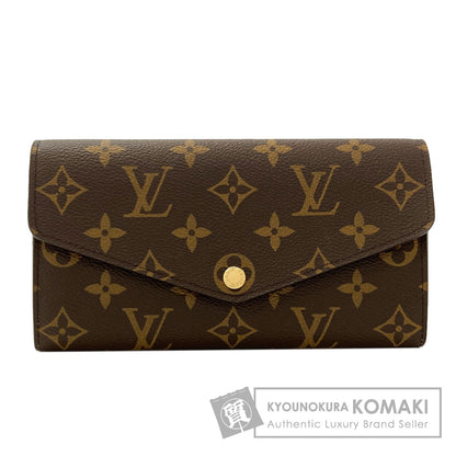 LOUIS VUITTON M62235 Portefeiulle Â· Sarah Long wallet (with coin pocket) Monogram canvas Ladies [Used]