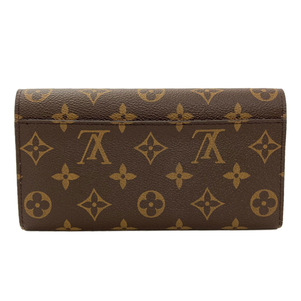 LOUIS VUITTON M62235 Portefeiulle Â· Sarah Long wallet (with coin pocket) Monogram canvas Ladies [Used]