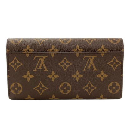 LOUIS VUITTON M62235 Portefeiulle Â· Sarah Long wallet (with coin pocket) Monogram canvas Ladies [Used]