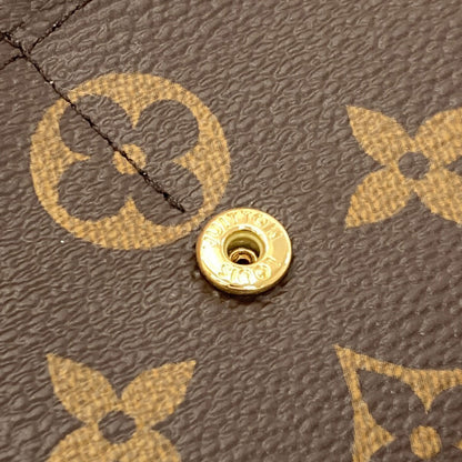 LOUIS VUITTON M62235 Portefeiulle Â· Sarah Long wallet (with coin pocket) Monogram canvas Ladies [Used]