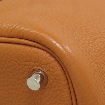 HERMES Picotin Lock PM Toffee SilverHardware Handbag Taurillon Clemence NobiyoLadies [Used]