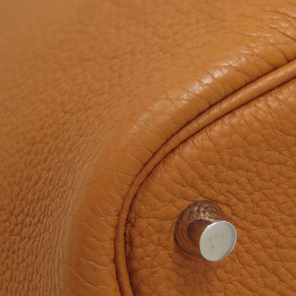 HERMES Picotin Lock PM Toffee SilverHardware Handbag Taurillon Clemence NobiyoLadies [Used]
